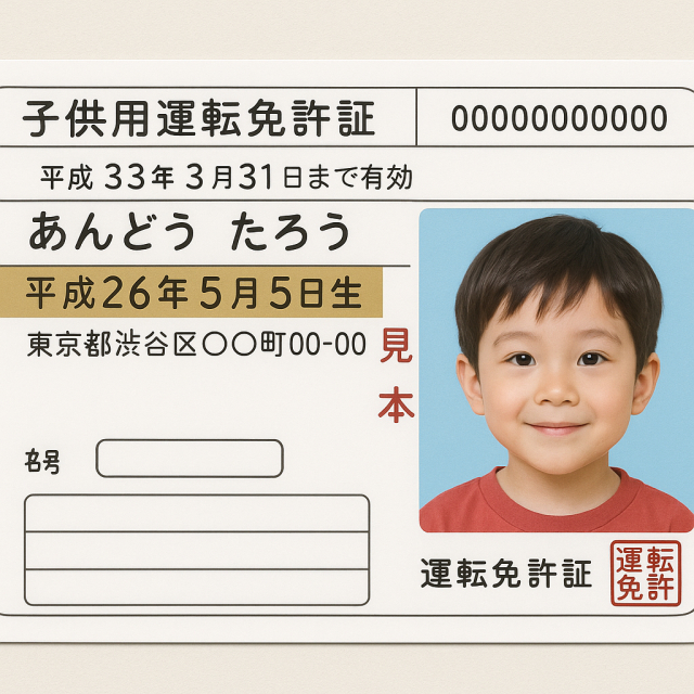 子供免許証イベント！参加無料！♬